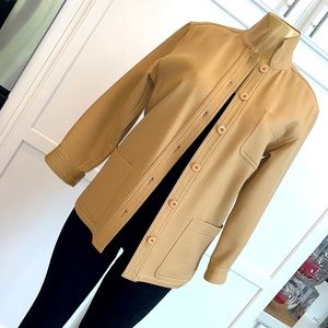 ESCADA  TAN SPORTS JACKET PURE NEW WOOL EUROPE SIZE 42